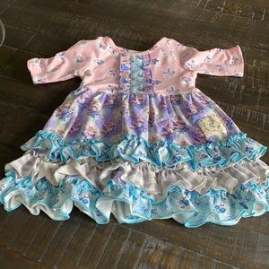 🦋 NWOT Olive Mae 6-12mo Dress!